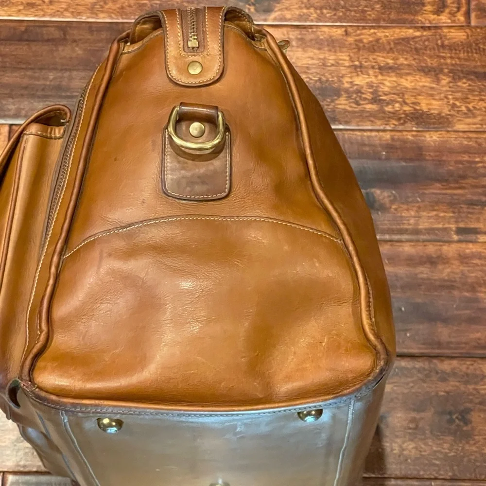 Vintage Marley Hodgson Ghurka Express No. 2 Leather Duffle Travel Bag USA